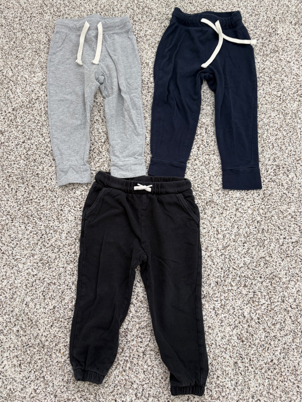 Old Navy Functional Drawstring Jogger Pants Bundle Lot, 2T